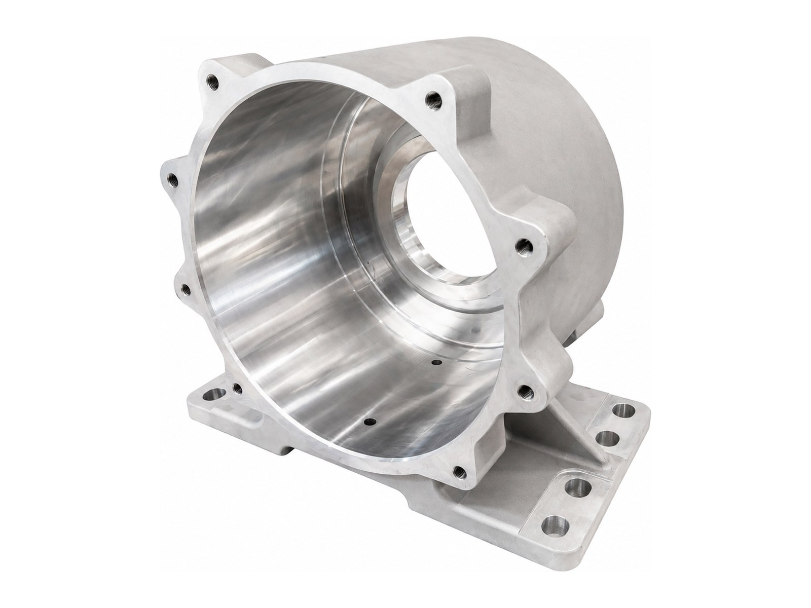 Support moteur en aluminium usiné